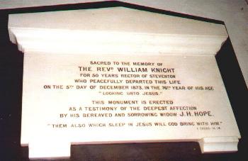 William Knight's Memorial